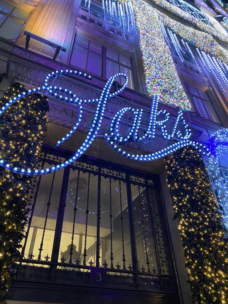 Fun Winter Activities in NYC - Saks Fifth Avenue